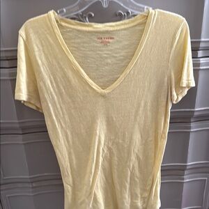 Yellow V-Neck T-Shirt